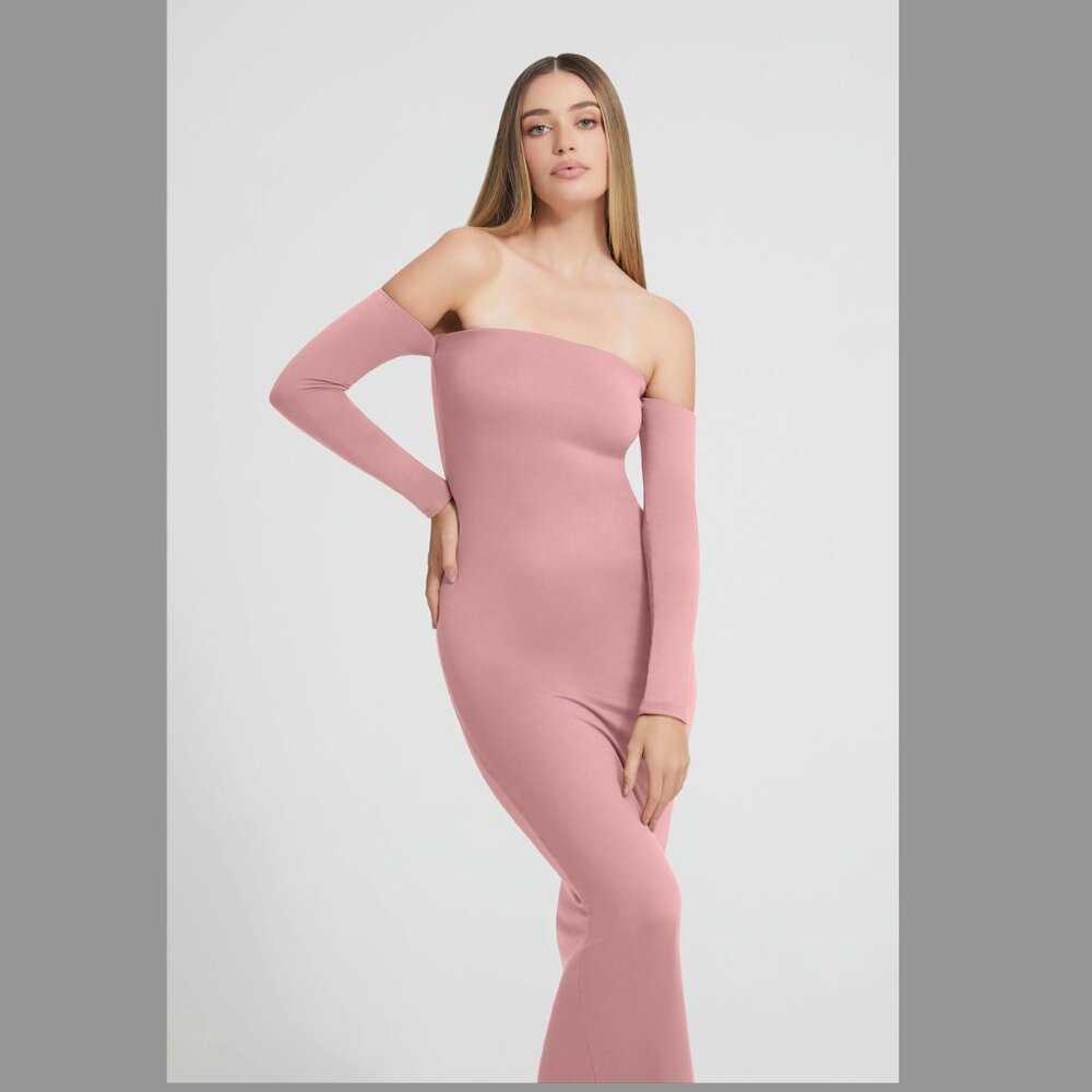 NWT BUMPSUIT Angelina Dress ( MAUVE)